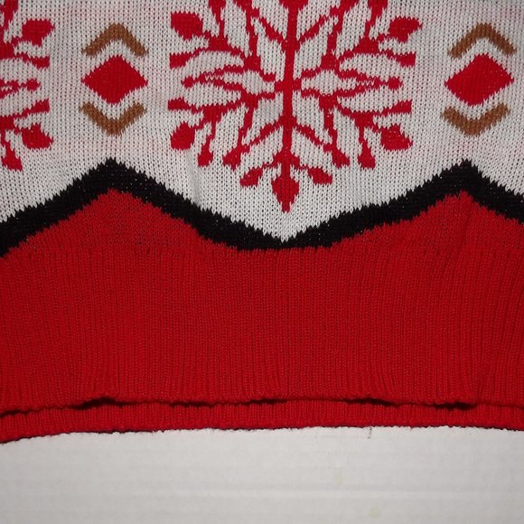 Christmas Sweater By Well Warm Women's Size ( L ) NWT - Picture 4 of 7